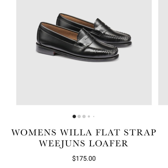 Never worn GH BASS weejun Willa black loafers size 6 - Picture 1 of 3